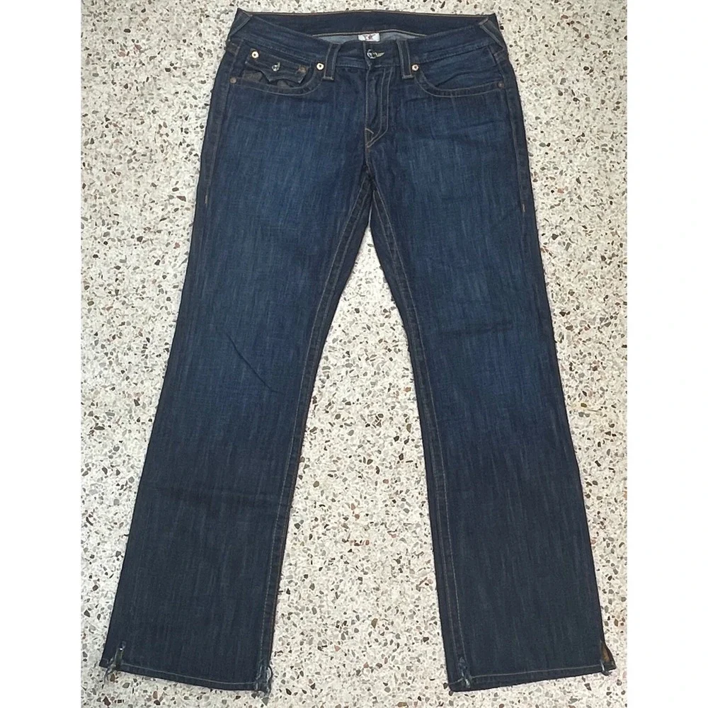 True Religion‎ Section Straight Vtg Y2K Men's Denim Jeans Size 34